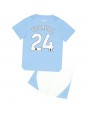 Otroški Nogometna dresi replika Manchester City Josko Gvardiol #24 Domači 2023-24 Kratek rokav (+ hlače)